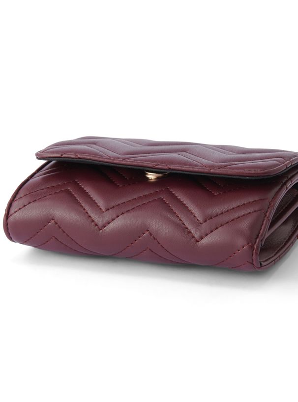 日本 GRL - 絎縫時尚金屬鏈側背小包-淺米 (F)