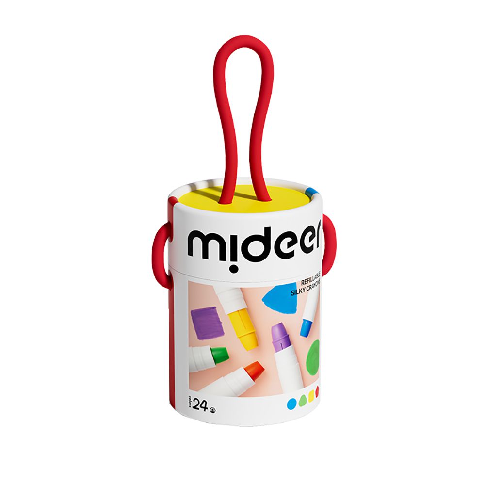 可洗式速乾絲綢蠟筆(24色)(2025新版)