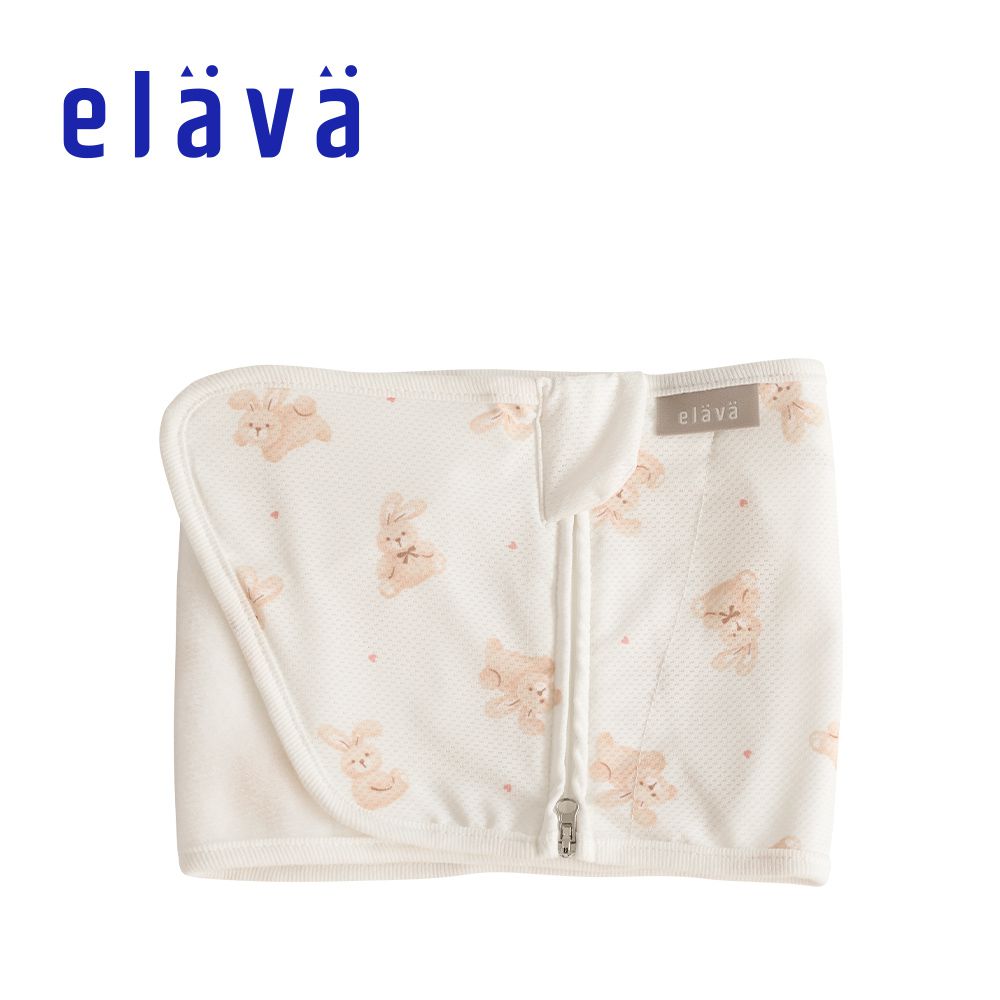 Elava - 韓國 嬰兒安撫包巾/肚圍-沁涼款-俏皮兔