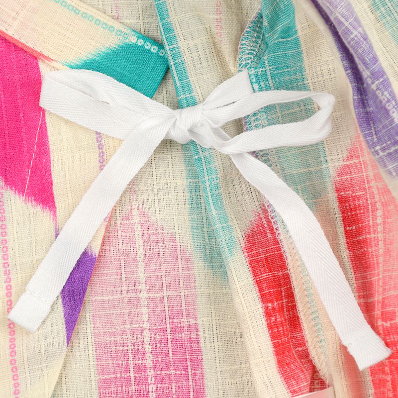 akachan honpo - 兩件式甚平-箭羽紋-粉紅色