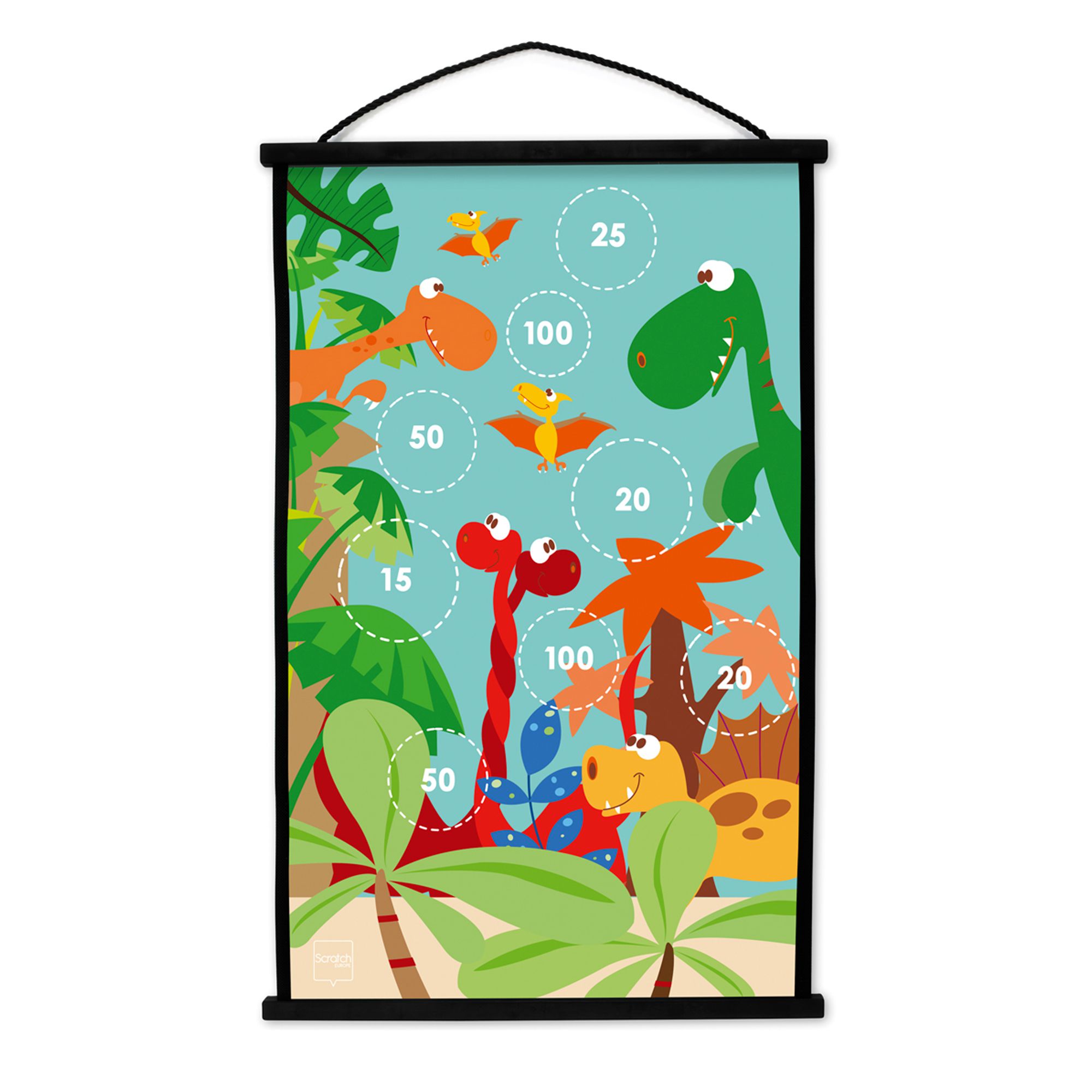 比利時 Scratch - 吸盤飛鏢-恐龍世界