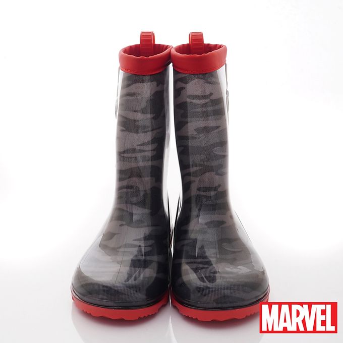 台灣製蜘蛛人長筒雨鞋(中小童段)-雨鞋-黑
