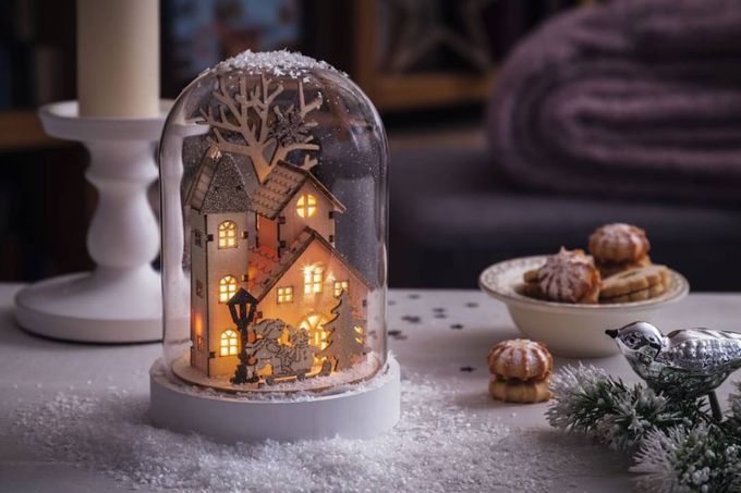 decoDoma - 降臨曆-玻璃雪燈