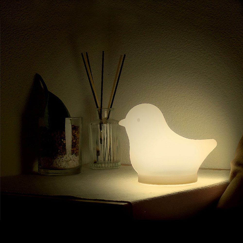 日本 EDISON mama - 療癒小雞感應四段夜燈