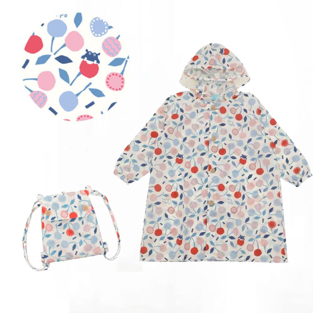 小童雨衣(附收納袋)-櫻桃甜心-團購專案
