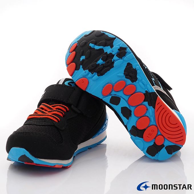 Moonstar日本月星 - HI系列休閒機能童鞋-MSC23236黑(中小童段)-機能運動鞋-黑