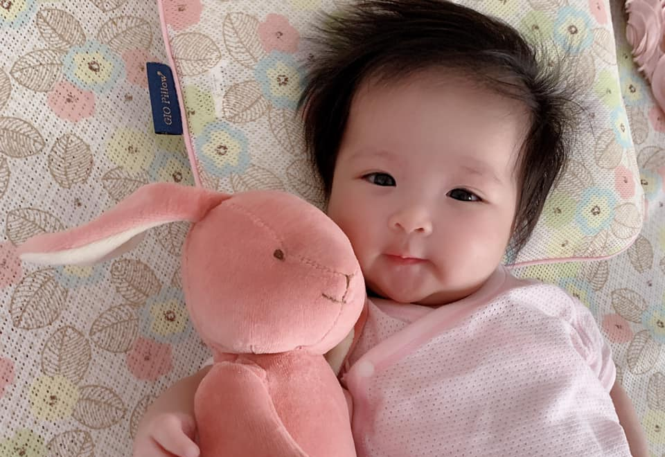 韓國 GIO Pillow - 智慧二合一有機棉超透氣排汗嬰兒床墊-水手熊藍 (L號)