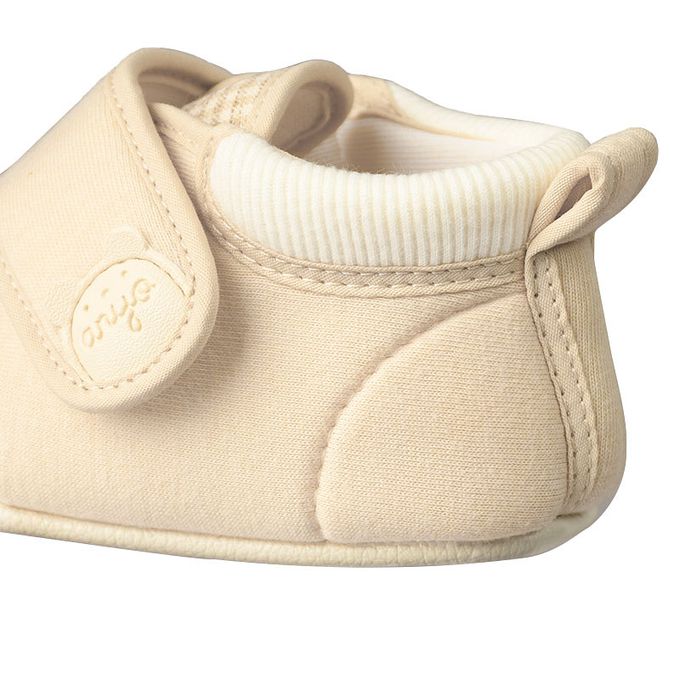 akachan honpo - 學步鞋-格紋-淺卡其色