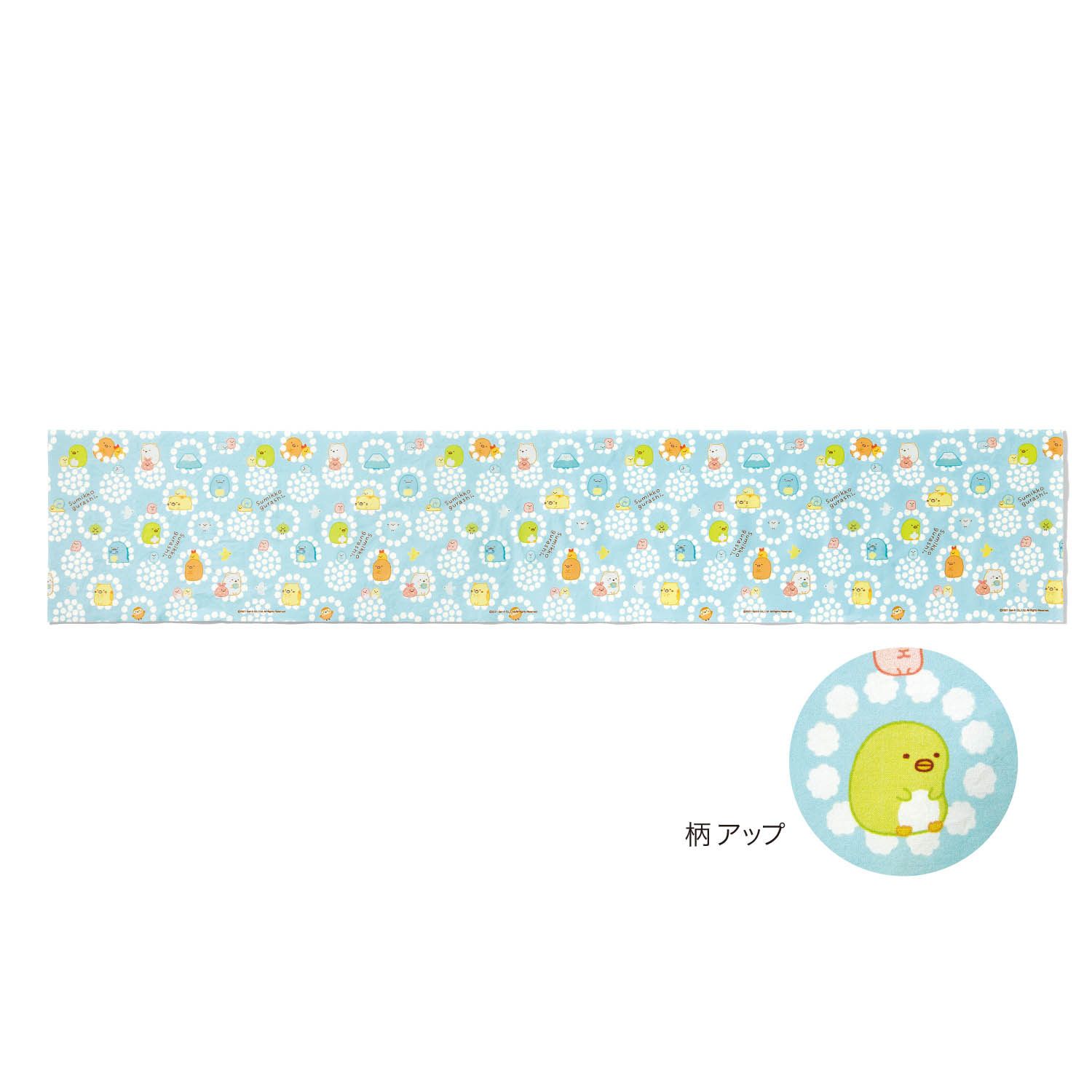 日本千趣會 - 日本製 角落生物抗菌多用途可裁剪防潮墊-蜥蜴晚安 (30×160cm)