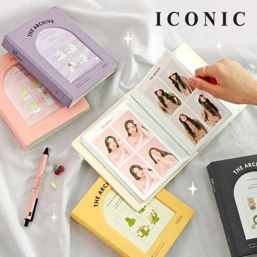韓國質感文具 【ICONIC】✧ 收藏相簿⎮大容量筆袋⎮療癒便利貼