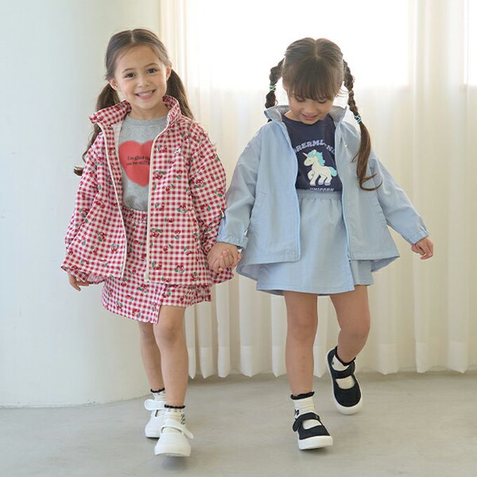 日本 Lycee mine - [熱銷款] 防潑水 甜美荷葉邊傘狀派克外套-海軍藍