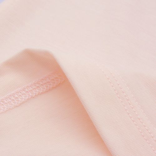 女童天絲EKS溫感發熱紗長袖內衣-素色-粉色 (110-160cm)