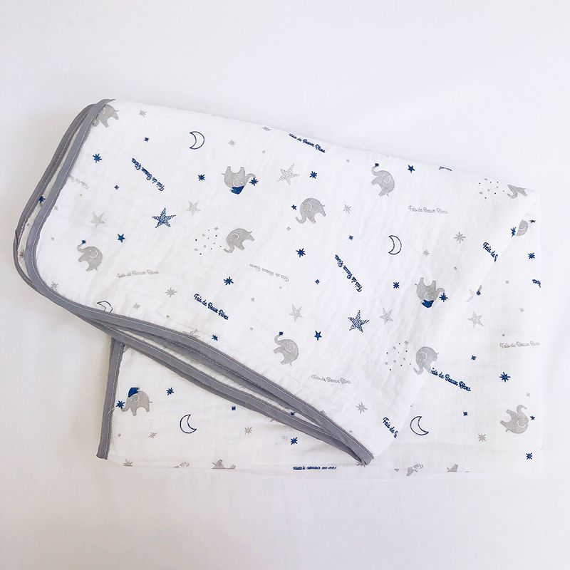 akachan honpo - angelette棉紗被-深灰色 (70×100cm)