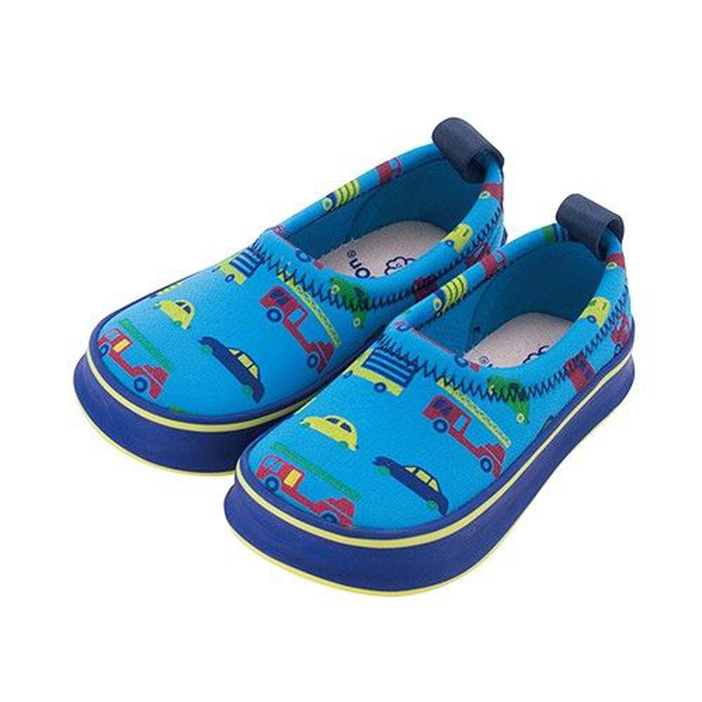 SkippOn - 兒童休閒機能鞋 - 經典系列-零碼出清-藍底炫車