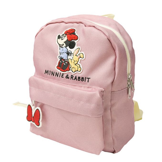 akachan honpo - 背包-迪士尼 凸毛繡-粉紅色