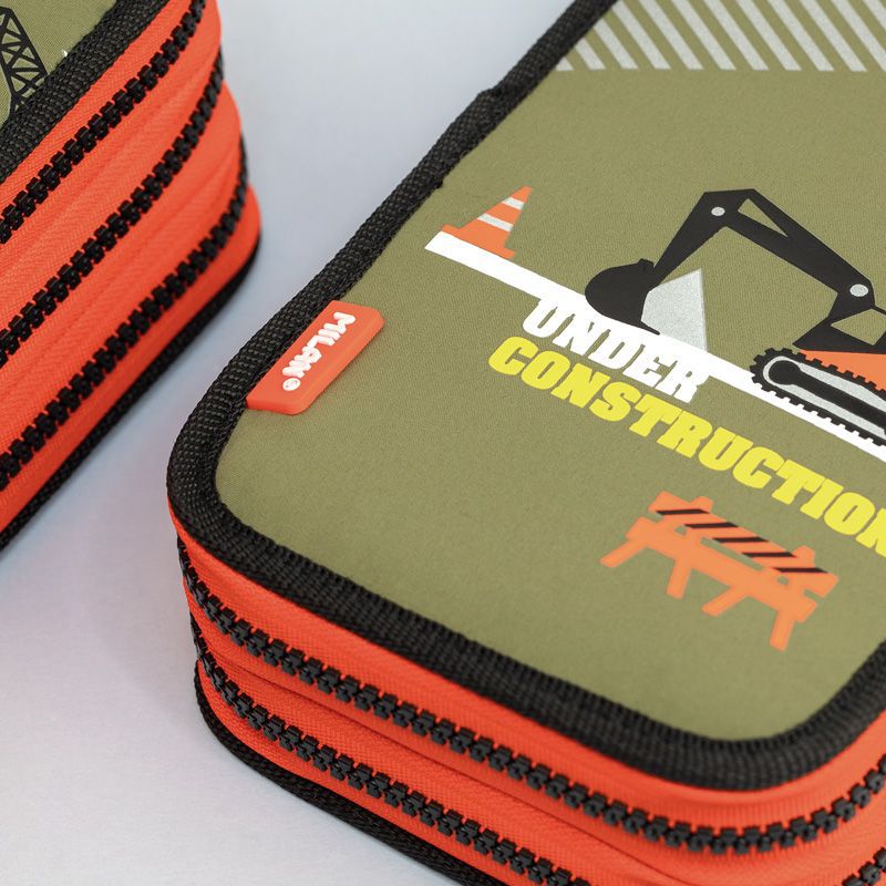 MILAN - 隨行畫筆袋著走_挖土機(3層式)