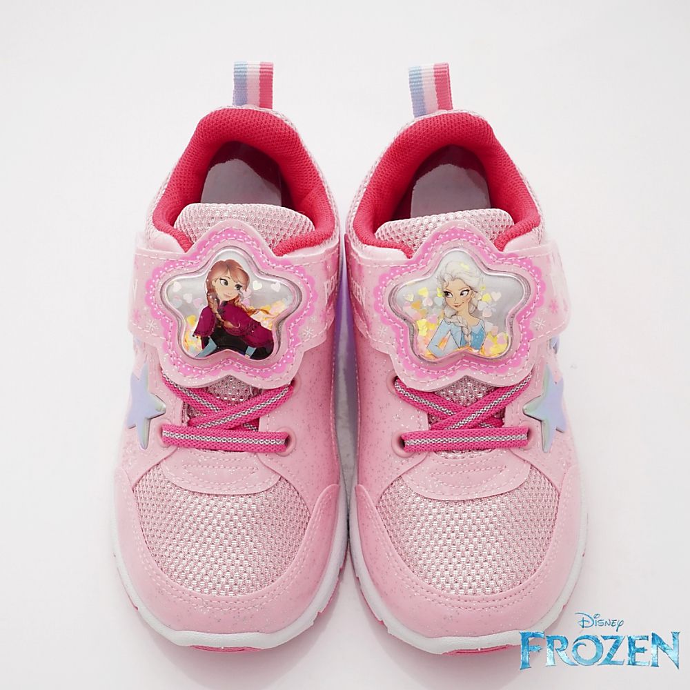 冰雪奇緣 - 台灣製冰雪奇緣電燈運動鞋(中小童段)-運動鞋-粉