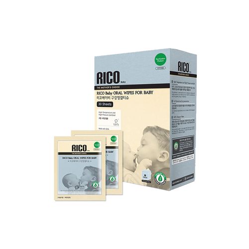 韓國RICO baby - 嬰兒潔牙溼紙巾(30片獨立包裝/盒)