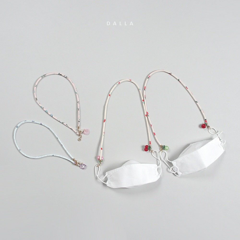 韓國 Dalla - 口罩項鍊-蘋果