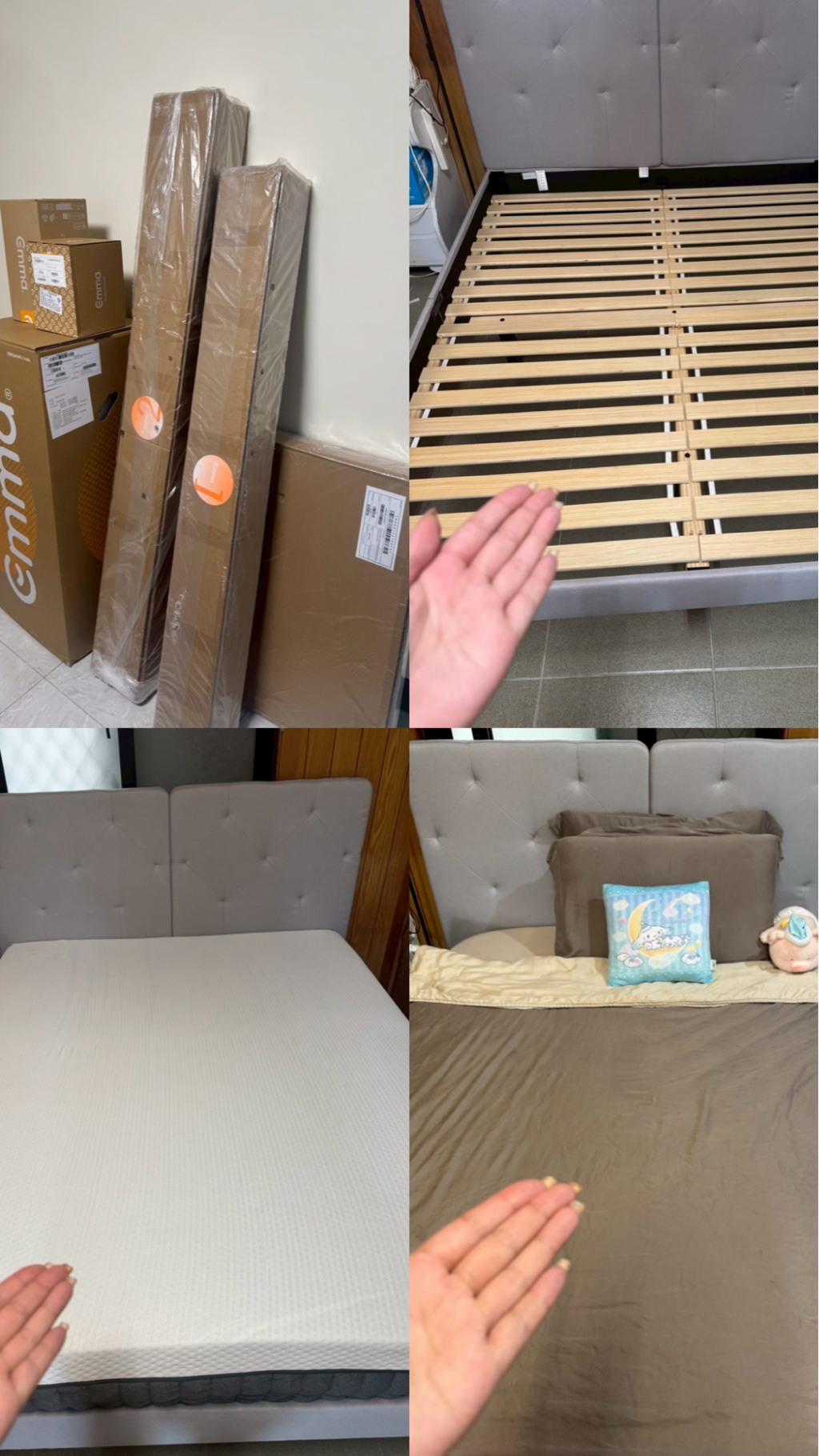 雙11戰利品分享｜Emma床墊＋床架組