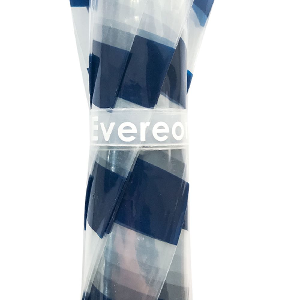 日本Caetla - Evereon可替換式環保輕量傘-時尚條紋-軍藍