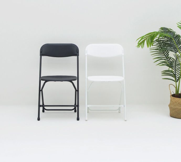 家窩 - MIT ERICO mine極簡人體工學耐固折合椅-2色可選-摩登黑