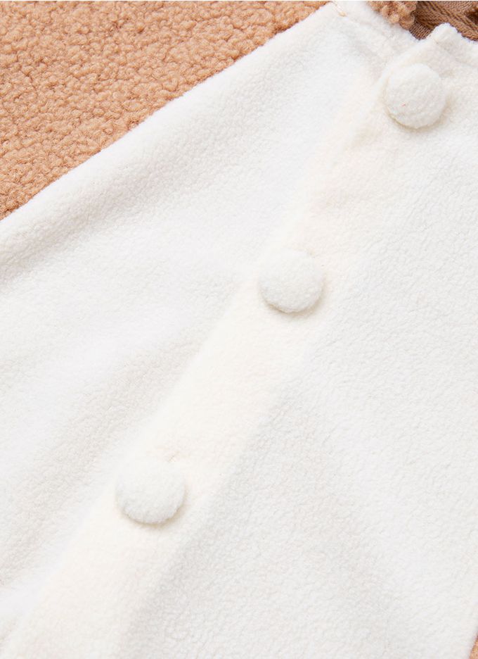 韓國 OZKIZ - 聖誕魯道夫羔羊絨斗篷 (Free)