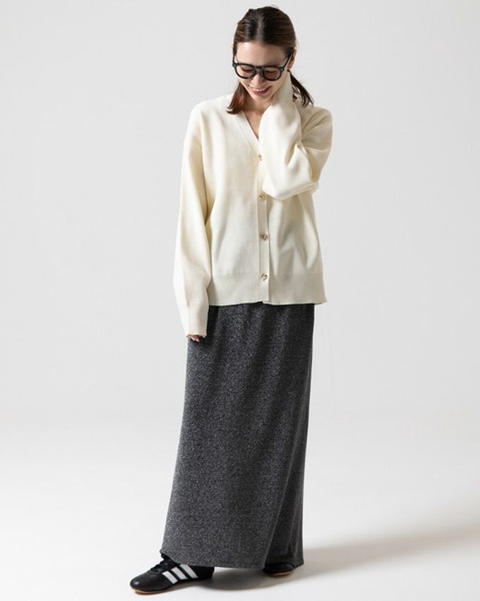 日本 gleam - 愛心金屬扣柔美羅紋開襟衫/外套-深咖啡