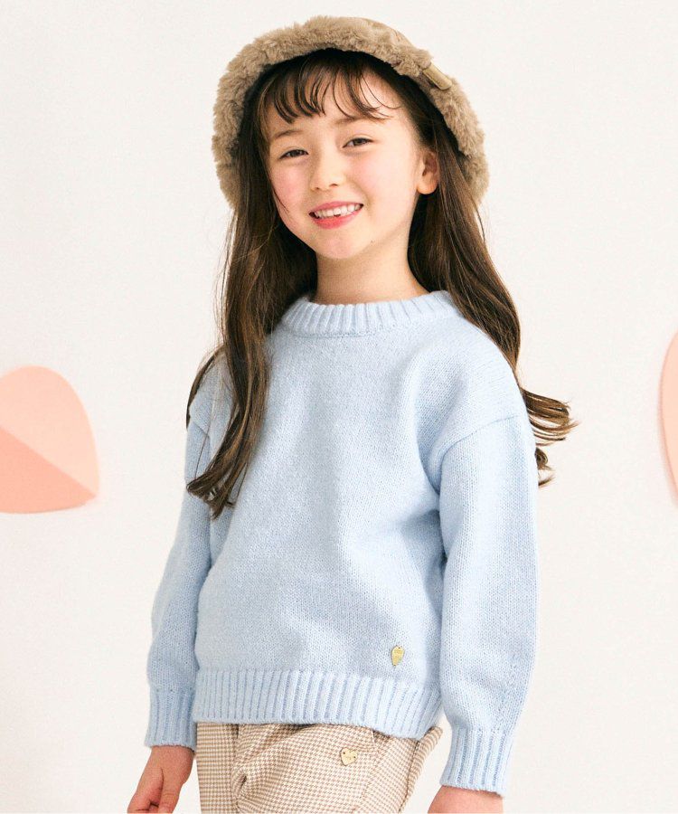 日本 apres les cours - 甜蜜冰淇淋色系針織上衣-象牙