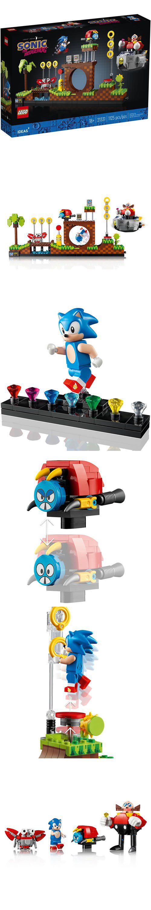 樂高 LEGO - 樂高積木 LEGO《 LT21331 》IDEAS 系列 - Sonic the Hedgehog™ – Green Hill Zone-1125pcs