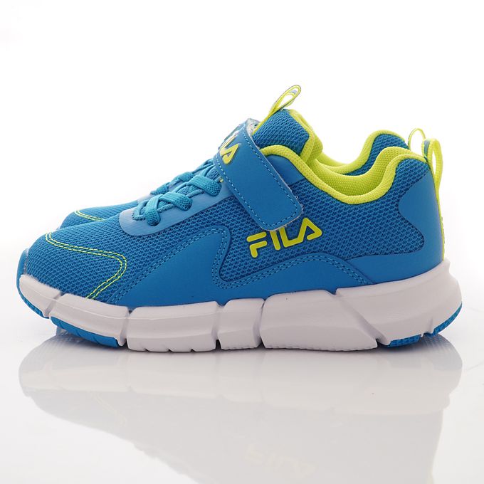 FILA - FILA輕量慢跑運動鞋(中大童段)-運動鞋-藍綠