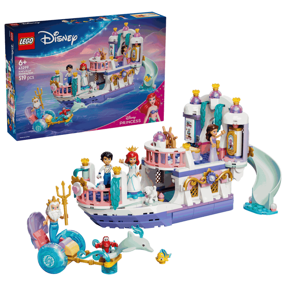 LEGO 43299 愛麗兒的皇家婚禮船 Ariel's Royal Wedding Boat