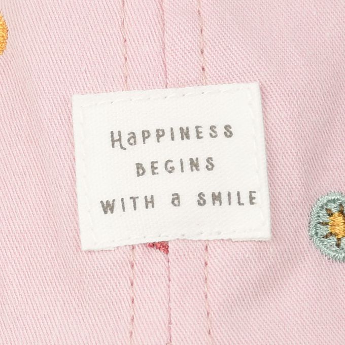 akachan honpo - 棒球帽-水果滿版刺繡-粉紅色