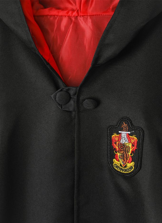 韓國 OZKIZ - 魔法師連身斗篷外套(附配件)-黑