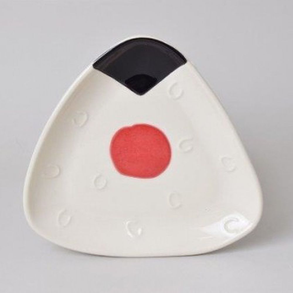 日本 SHINA CASA - 日本餐盤-梅子飯糰 (16.5x15.6x2.2cm)-小餐盤