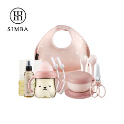 Simba 小獅王辛巴 - 萌寶用餐趣 食器魔法啟蒙組-蜜桃菠菠