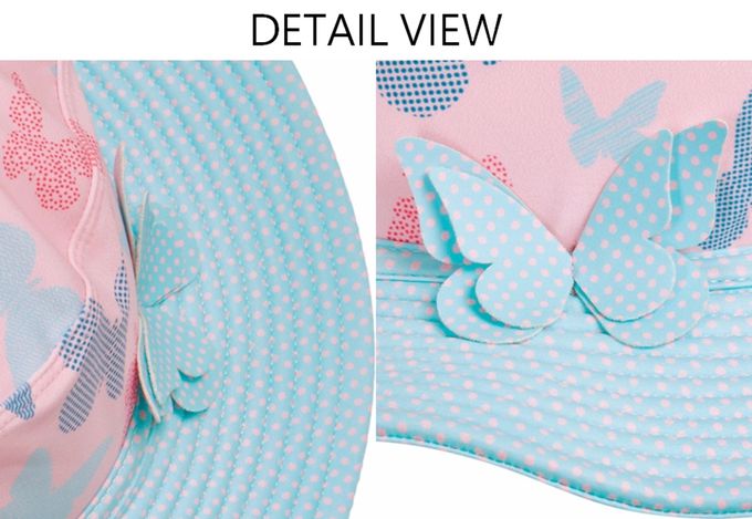 德國Playshoes - 抗UV防曬水陸兩用漁夫帽-蝴蝶