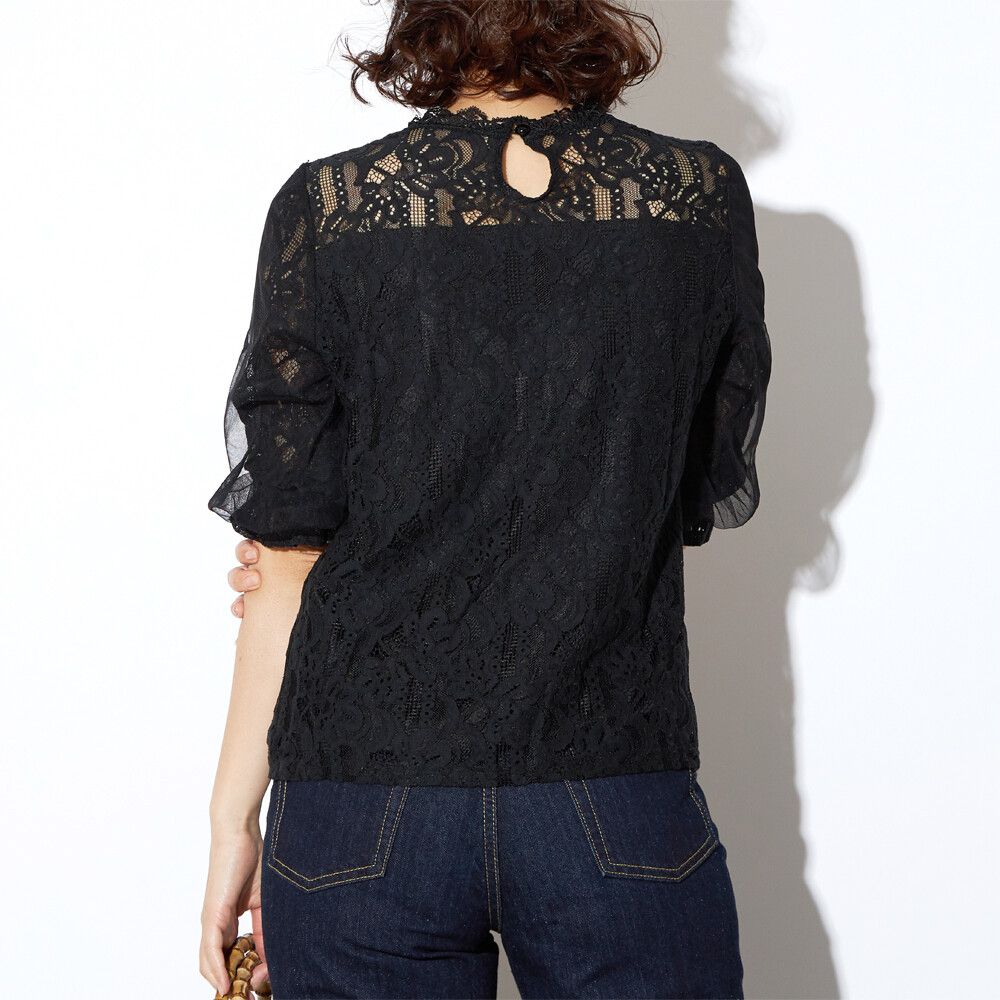 日本女裝代購 - 2way 碎花V領洋裝/罩衫外套-綠 (M(Free size))