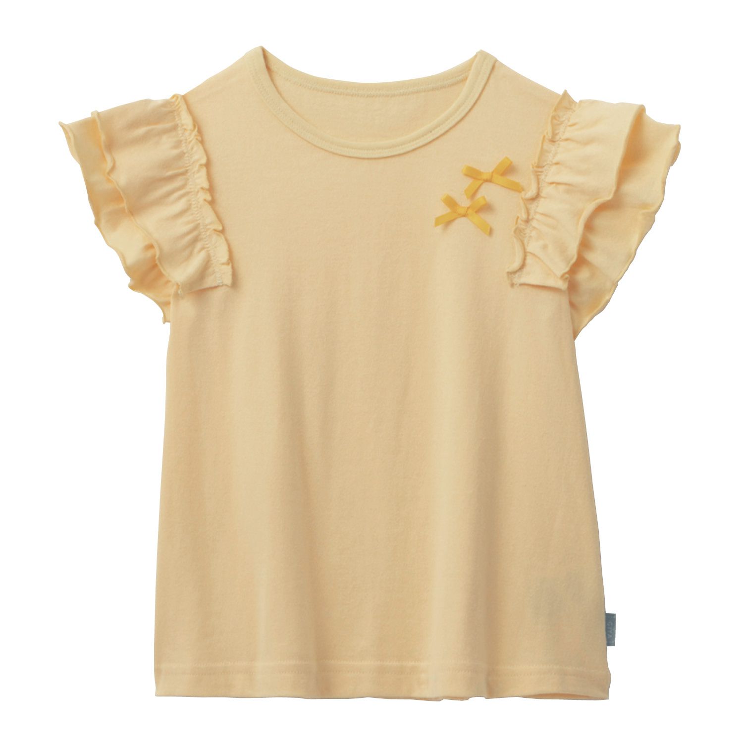 日本千趣會 - GITA 天竺棉荷葉蛋糕袖短T-深藍