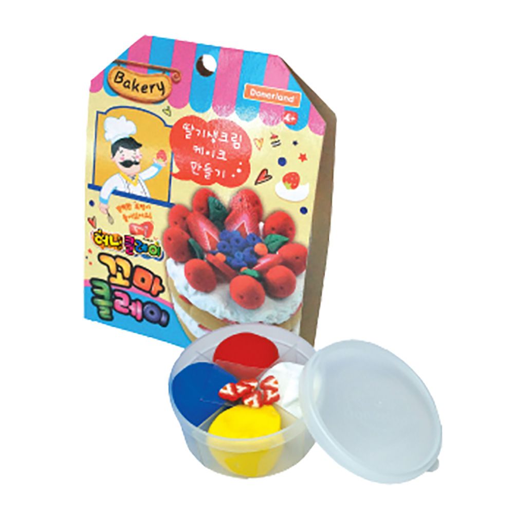 迷您黏土-草莓蛋糕