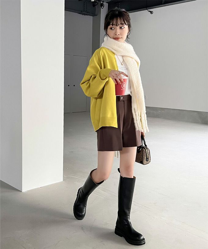 日本 Classical Elf - [必收款] 2WAY輕量百搭薄針織外套-黑