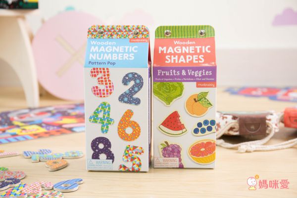 美國 mudpuppy - 木質磁鐵組-用品組-30-40片