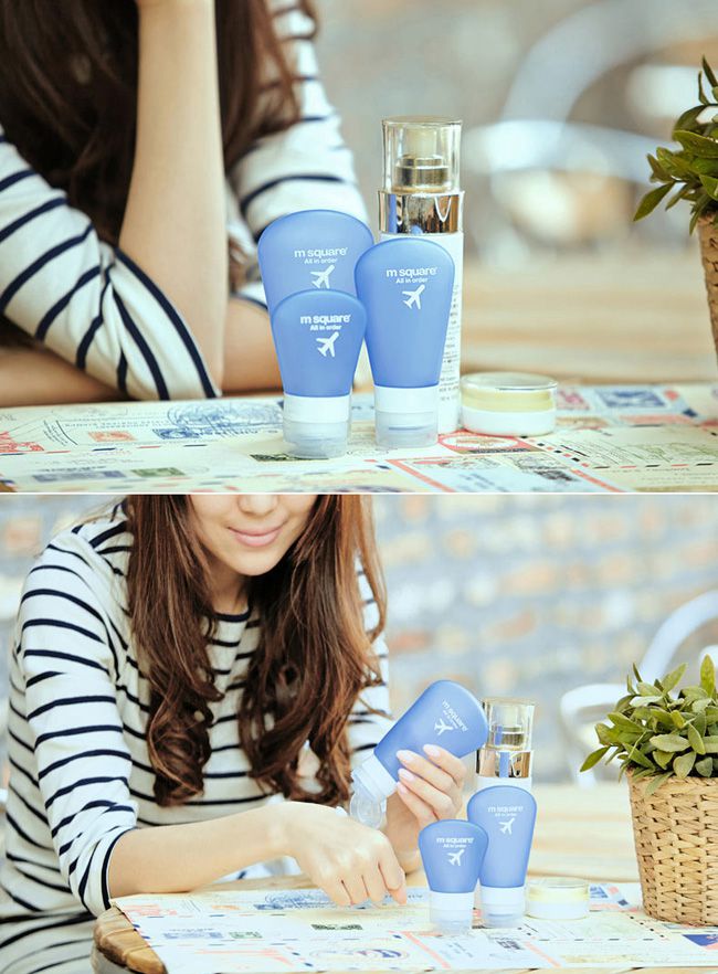 M Square - 旅行便攜分裝瓶S號-37ml(兩入裝-顏色隨機)-顏色隨機