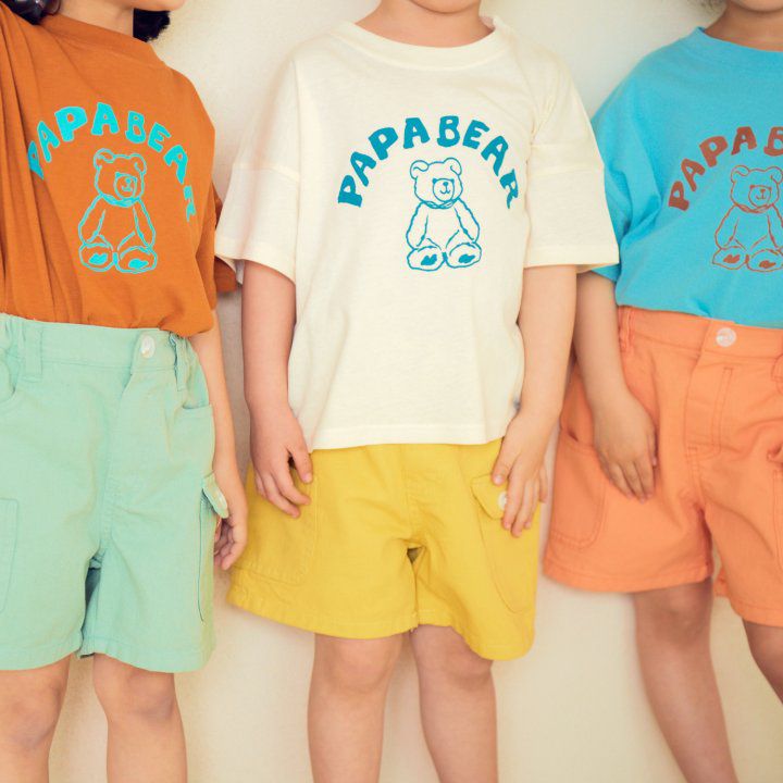 韓國 Hanab - 四口袋純棉5分褲-薄荷綠