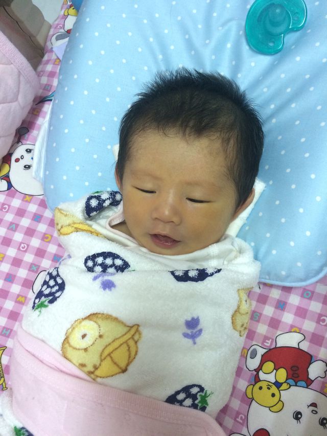 像這樣塞著