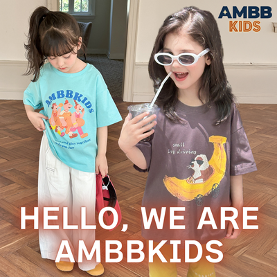 初登場 ☀︎【美式休閒】手繪感T 恤✦怎麼搭都好看的小潮童風格♡