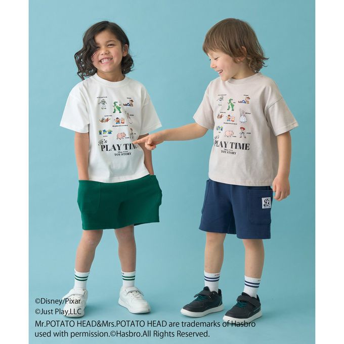 日本 b-ROOM - 聯名限定 短袖上衣-玩具圖鑑-灰