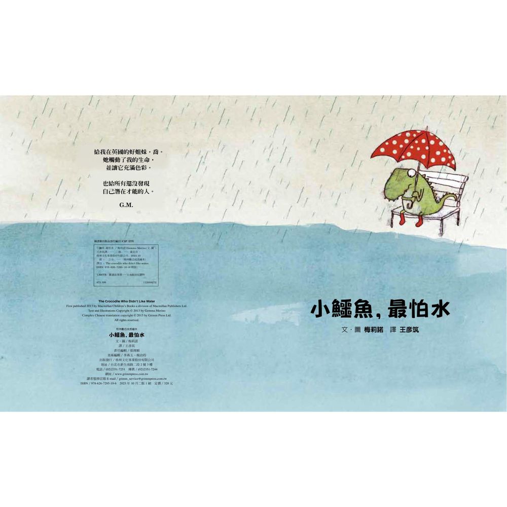 小鱷魚，最怕水