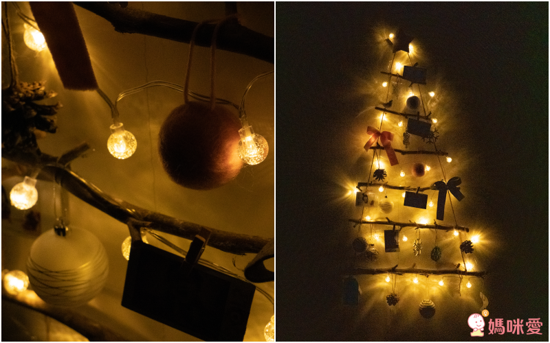 韓國 Bebe Deco - DIY聖誕樹/聖誕壁飾燈-天使羽翼 (樹高80cm，樹寬68cm，約0.6kg)