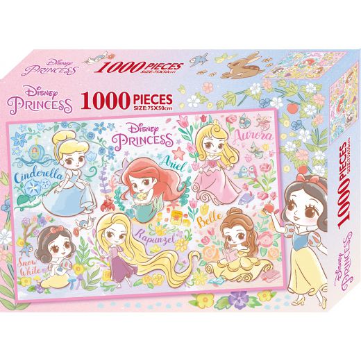 京甫 - 迪士尼公主1000片盒裝拼圖(C)